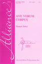 Ave Verum Corpus SSAA choral sheet music cover